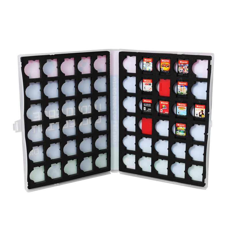 UniKeep Game Case for Nintendo Switch Cartridges - Holds 60 Games Securely in Foam - Image 2